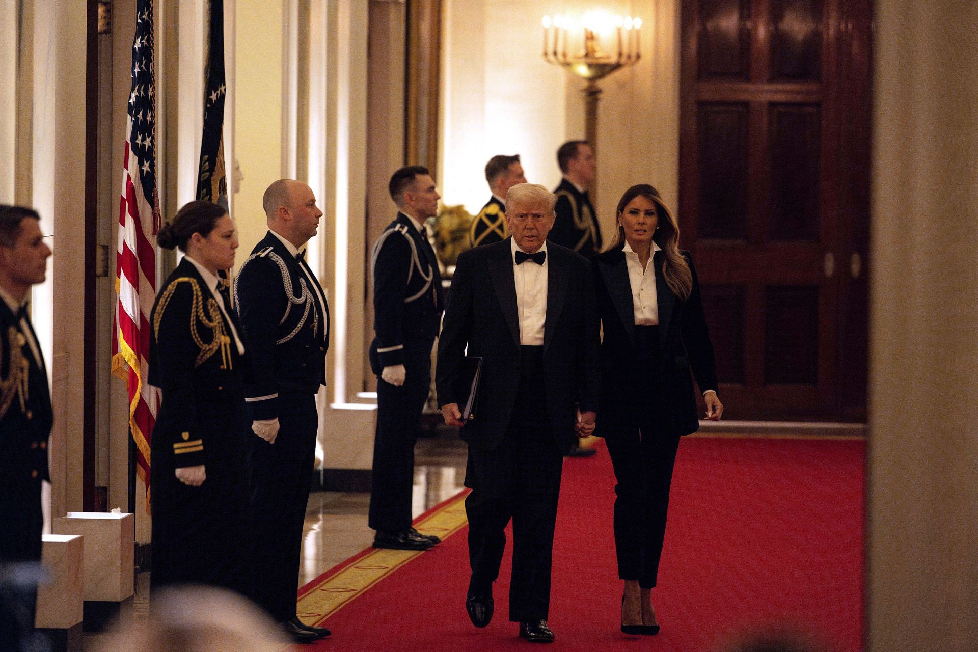 Melania Trump at the White House last month, (Photo by Tierney L. Cross/Getty Images)