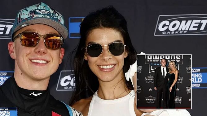 John Hunter Nemechek's wife Taylor flaunts fit physique in all-white workout set with No.48 racer Alex Bowman's spouse Chloe