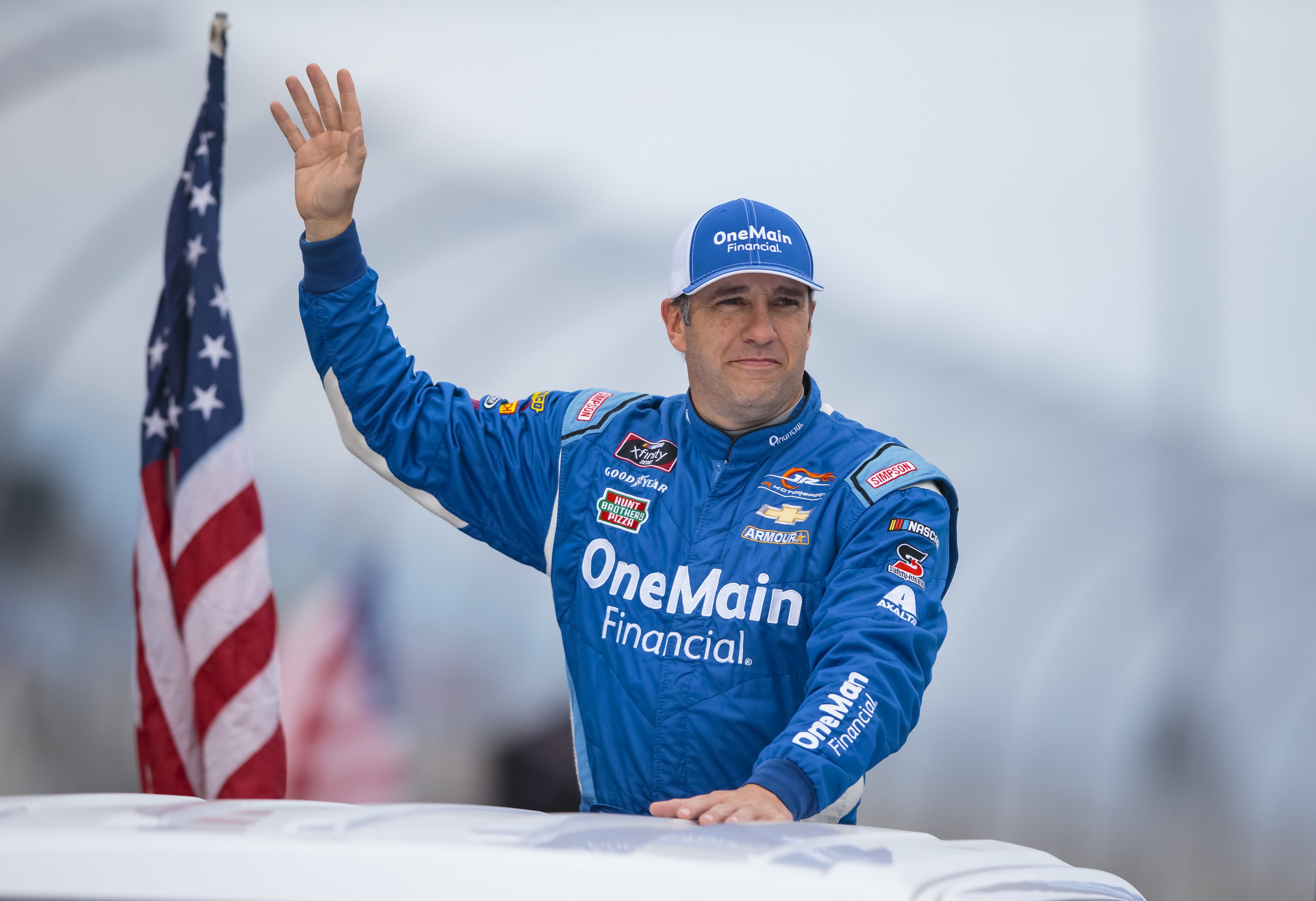 Elliott Sadler during the 2018 Ford EcoBoost 300 - Source: Imagn