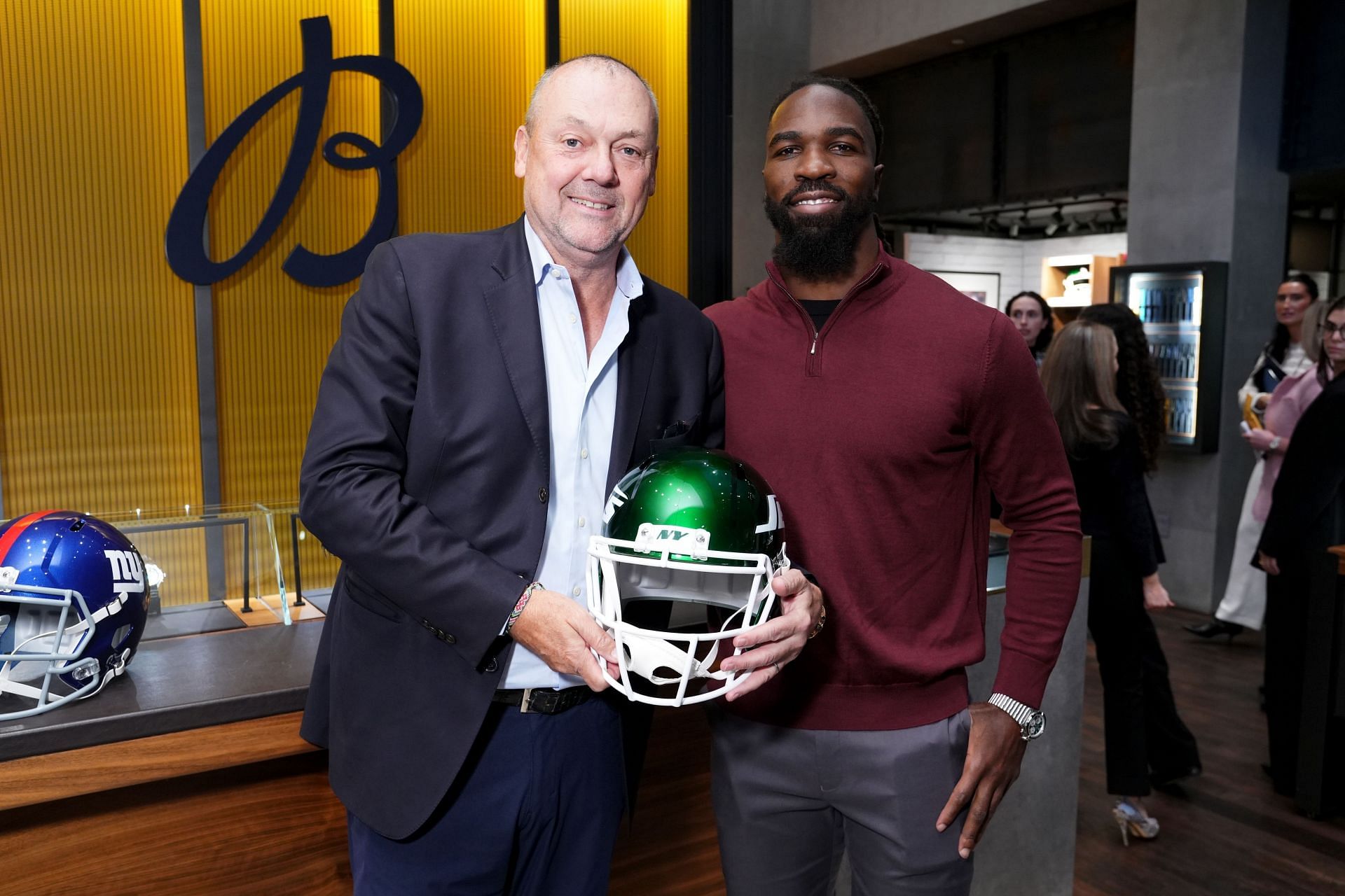 Breitling Celebrates New York Editions To Their NFL Collection - Source: Getty