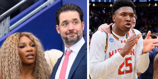 Serena Williams' husband Alexis Ohanian backs Maryland Terrapins' Derek Queen after clutch buzzer-beater and bold Baltimore claim