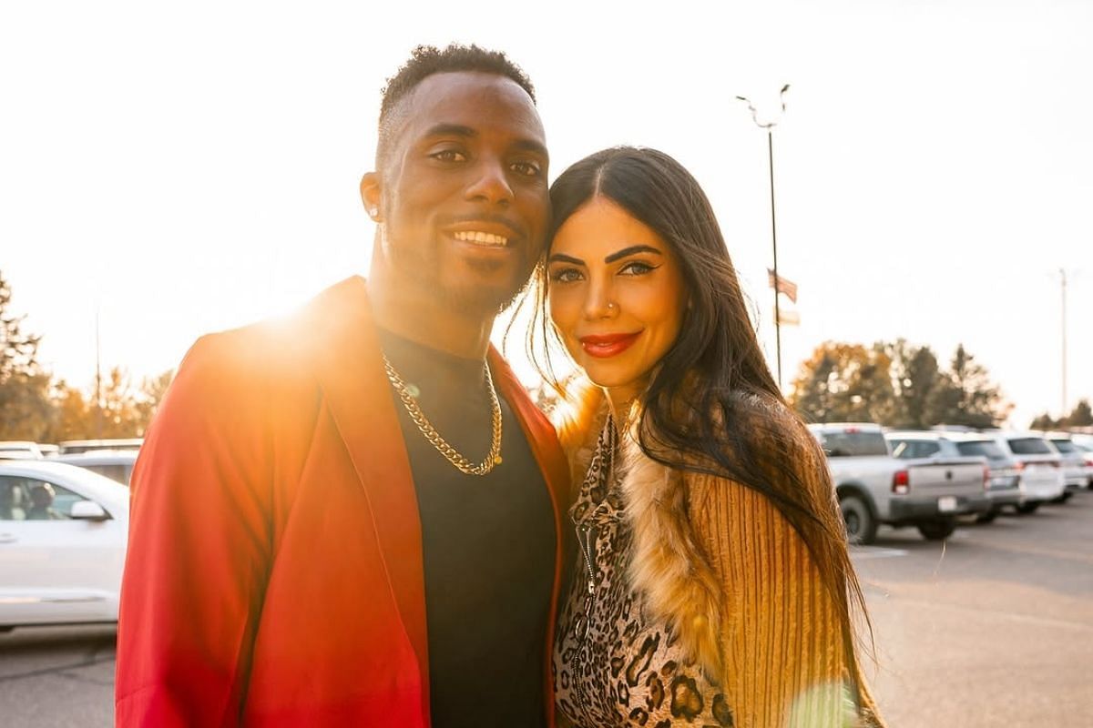Kenny Bednarek and his girlfriend, Sharmila Nicollet - Source: Instagram
