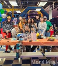 Mercedes Moné and friends/family (Photo Credit: Moné Mag Biweekly; Volume 13, Issue #38)