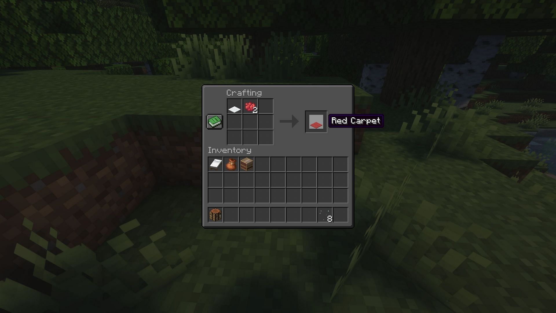 Carpet can be dyed as well (Image via Sportskeeda Gaming/Mojang Studios)