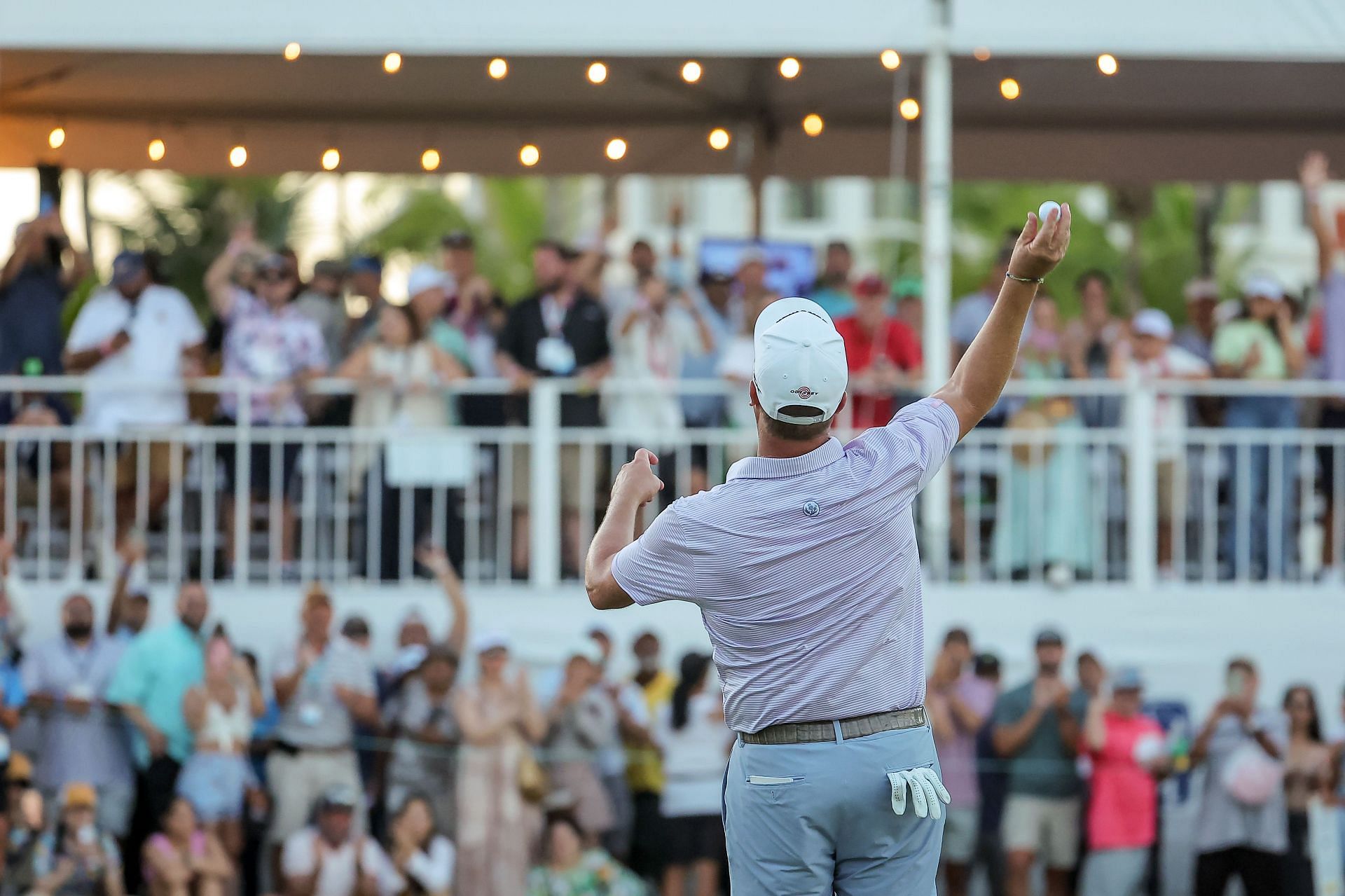 Brice Garnett celebrates his win at the 2024 Puerto Rico Open (via Getty)