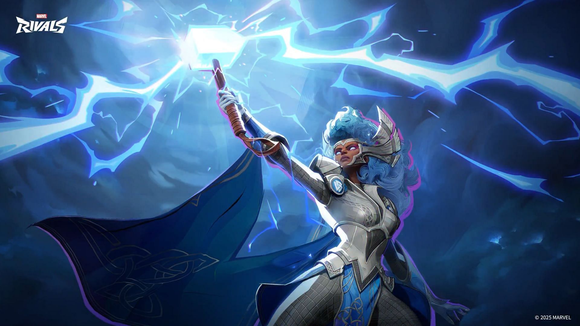 Storm wields Mjolnir in Marvel Rivals (Image via NetEase Games)