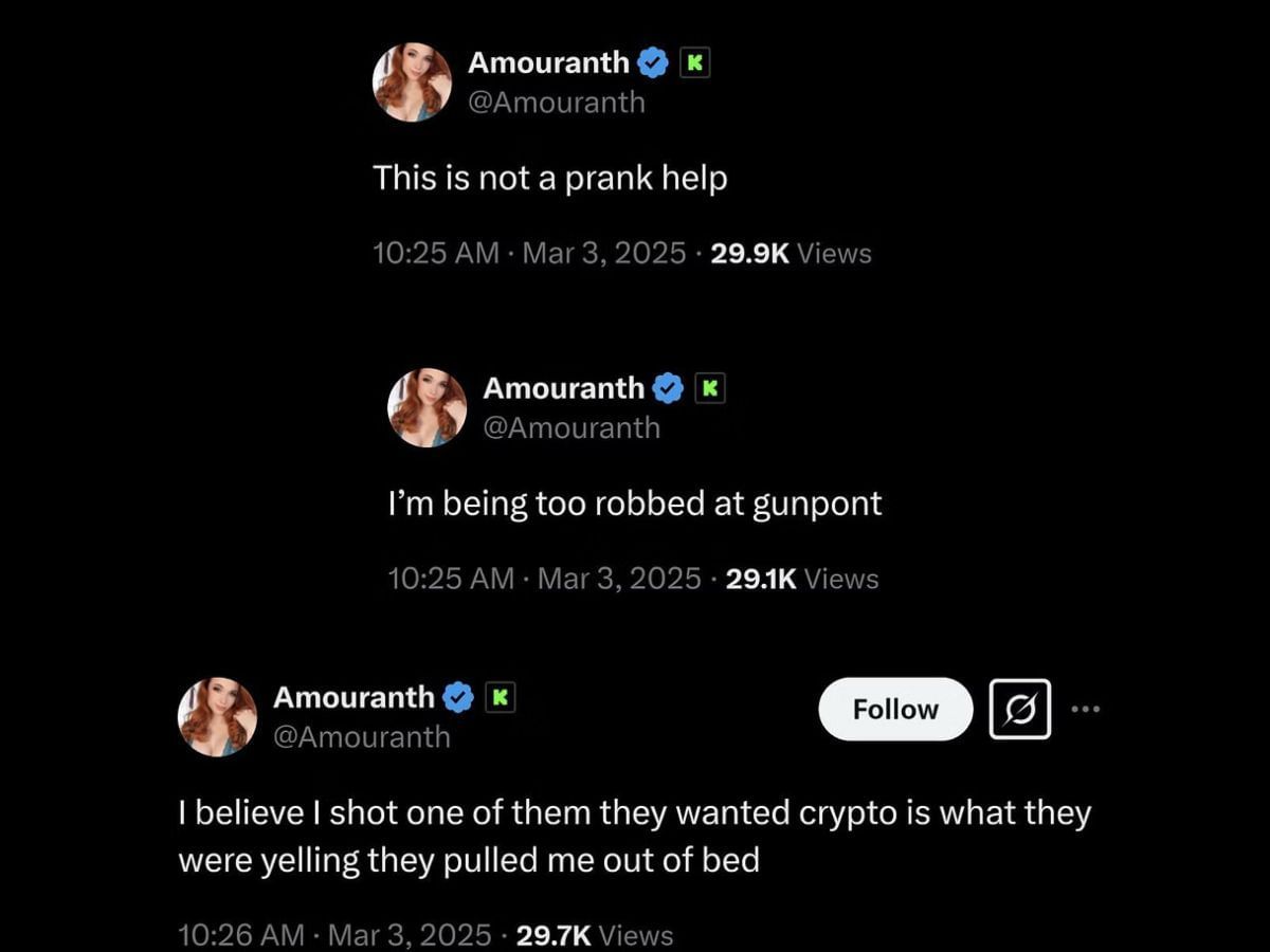 What happened to Amouranth? Kick streamer allegedly calls SWAT after