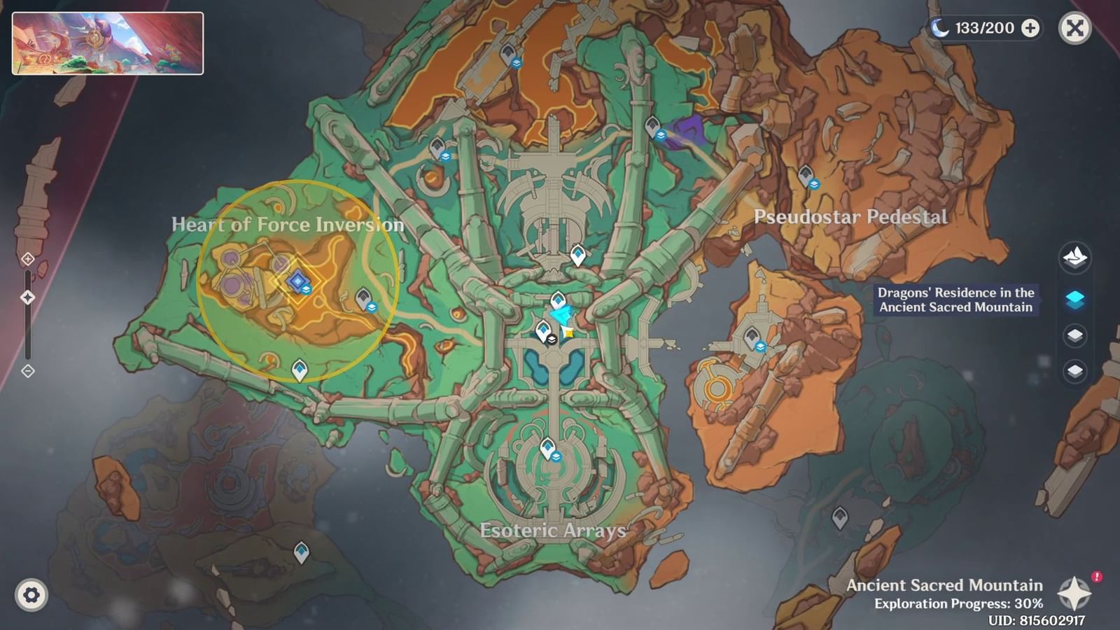 Genshin impact where once force was reversed quest guide
