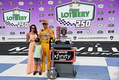 Samantha lets her emotions fly on her husband Kyle Busch and son Brexton’s upcoming Millbridge duel