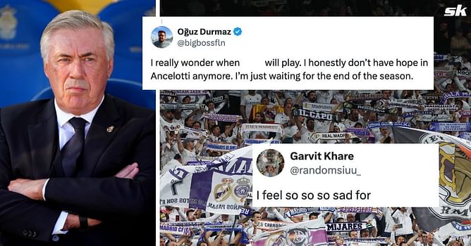 “I feel so so so sad”, “Don’t have hope in Ancelotti anymore” - Fans furious with midfielder not being part of Real Madrid line-up vs Villarreal