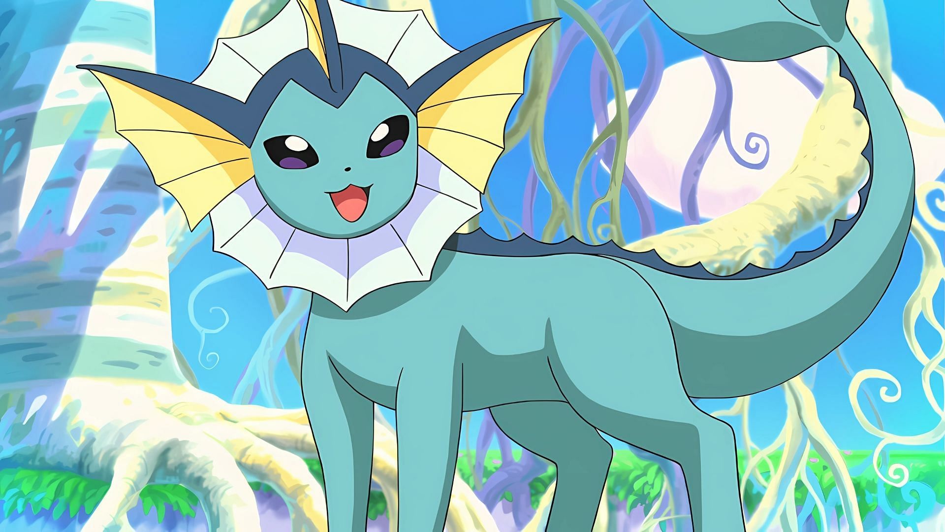 Vaporeon in the anime (Image via TPC)