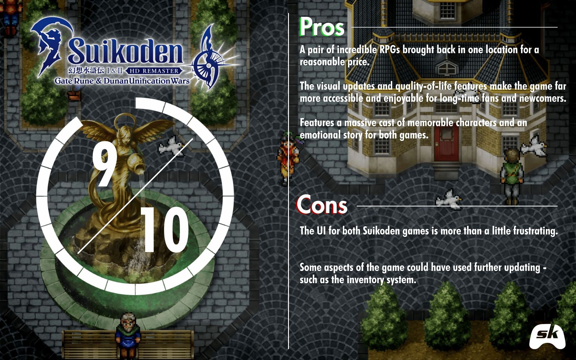 Suikoden 1 &amp; 2 HD Remaster brings back a pair of classic games the way they were meant to be (Image via Konami || Sportskeeda)