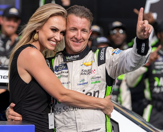 AJ Allmendinger’s wife Tara shares adorable moments of son dancing during husband’s Hall of Fame induction attended by King Richard Petty