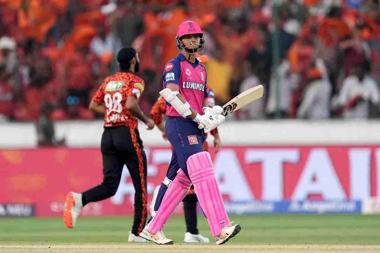 Yashasvi Jaiswal was dismissed for one in RR&#039;s IPL 2025 opener against SRH. [P/C: iplt20.com]