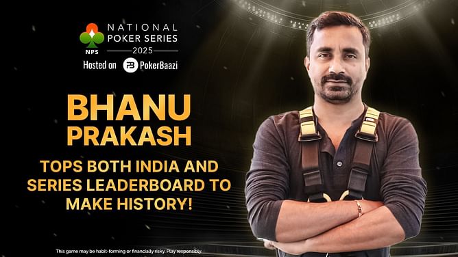 National Poker Series India 2025: Bhanu Prakash From Karnataka Makes History With Double Leaderboard Win