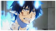 Rin Okumura, a fellow fire attack user, is one of the anime characters like Rengoku (Image via A-1 Pictures)