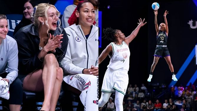 "With my girls in spirit today" - Cameron Brink reacts to hilarious Lunar Owls post featuring Napheesa Collier & co ahead of Unrivaled semis