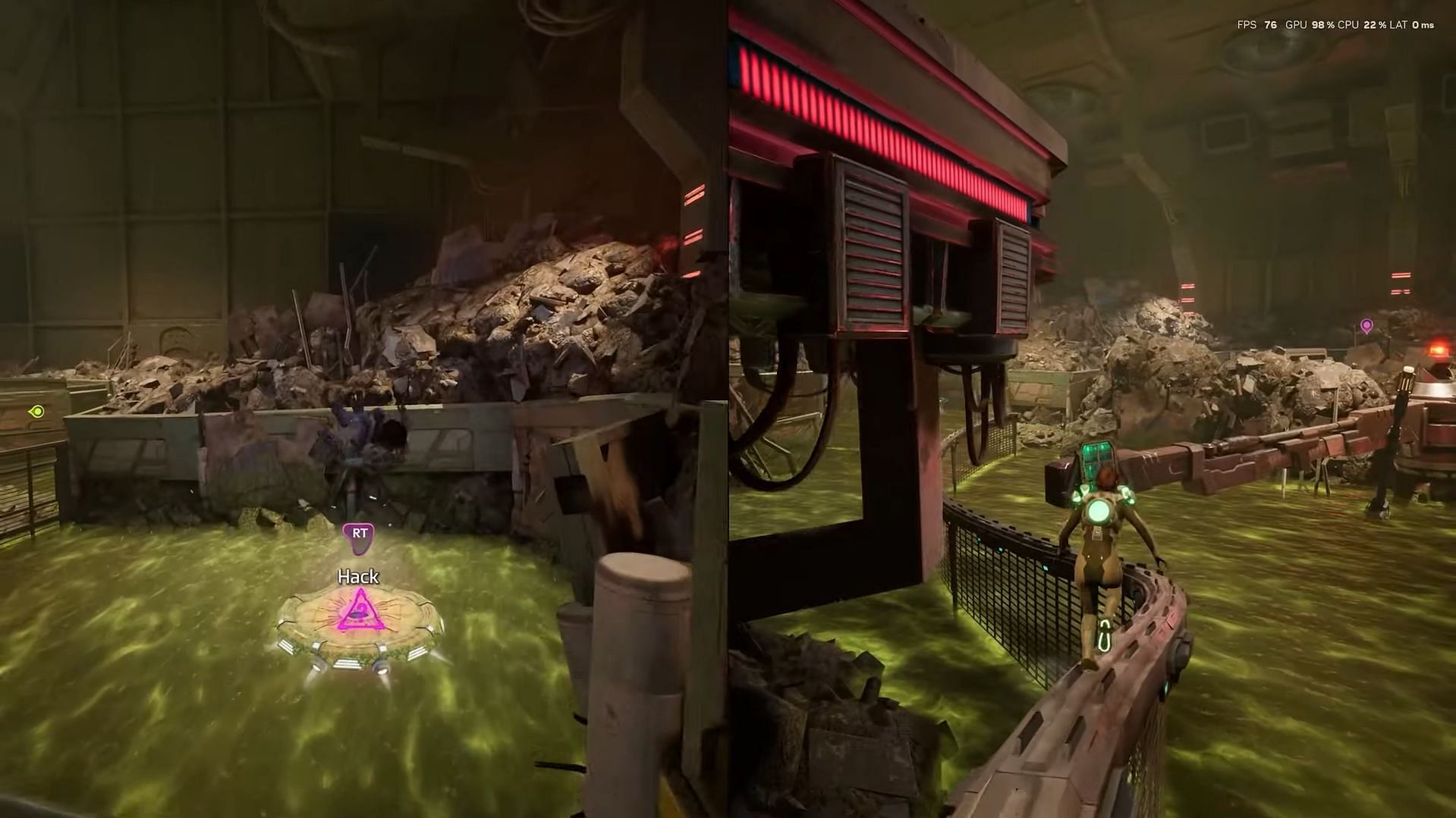 You can find the bench in the waste facility (Image via Electronic Arts || YouTube/@ JSkeleton)