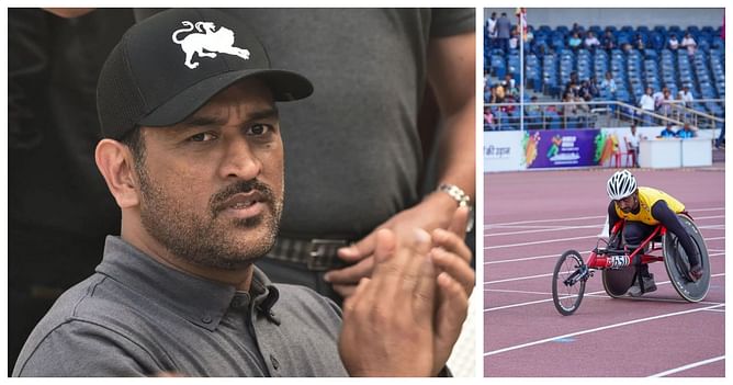 "I really enjoy watching the sport, especially our Thala MS Dhoni" - Inspired by cricket legend, Ramesh Shanmugam shines in Khelo India Para Games