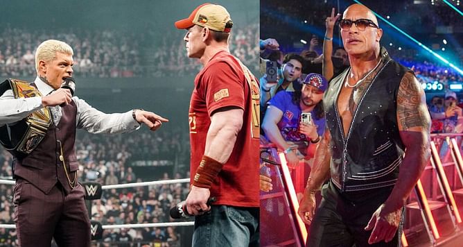 3 कारण क्यों The Rock को WWE Raw में होने वाले John Cena-Cody Rhodes सैगमेंट में एंट्री कर सरप्राइज देना चाहिए