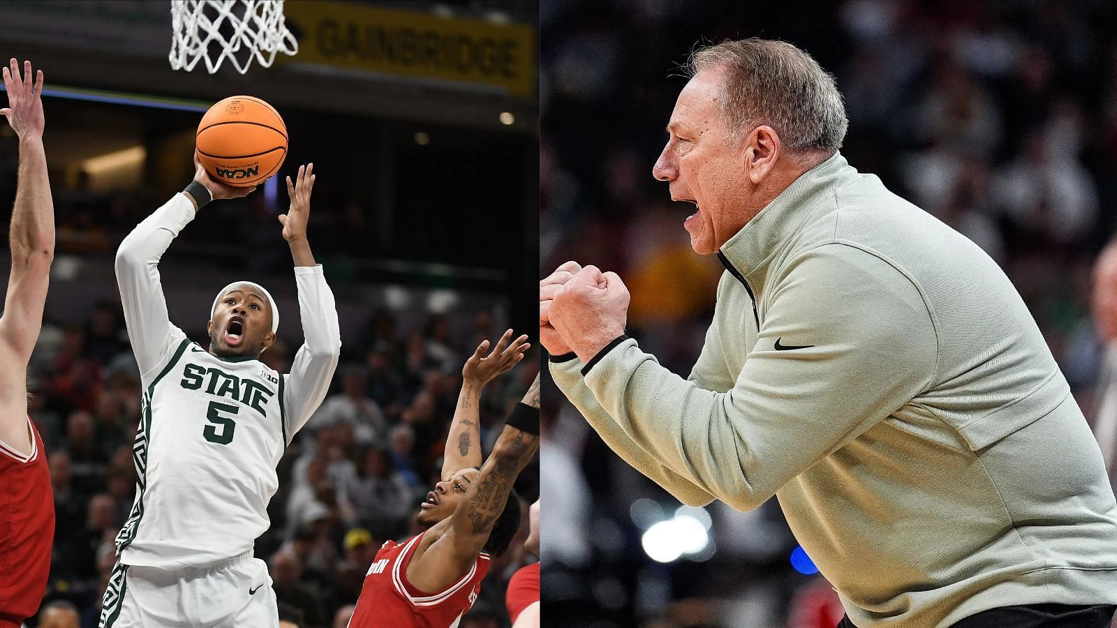 Junior guard Tre Holloman would have a bevy of transfer portal options if chooses to leave Michigan State and Tom Izzo. (Photo Credits: IMAGN)