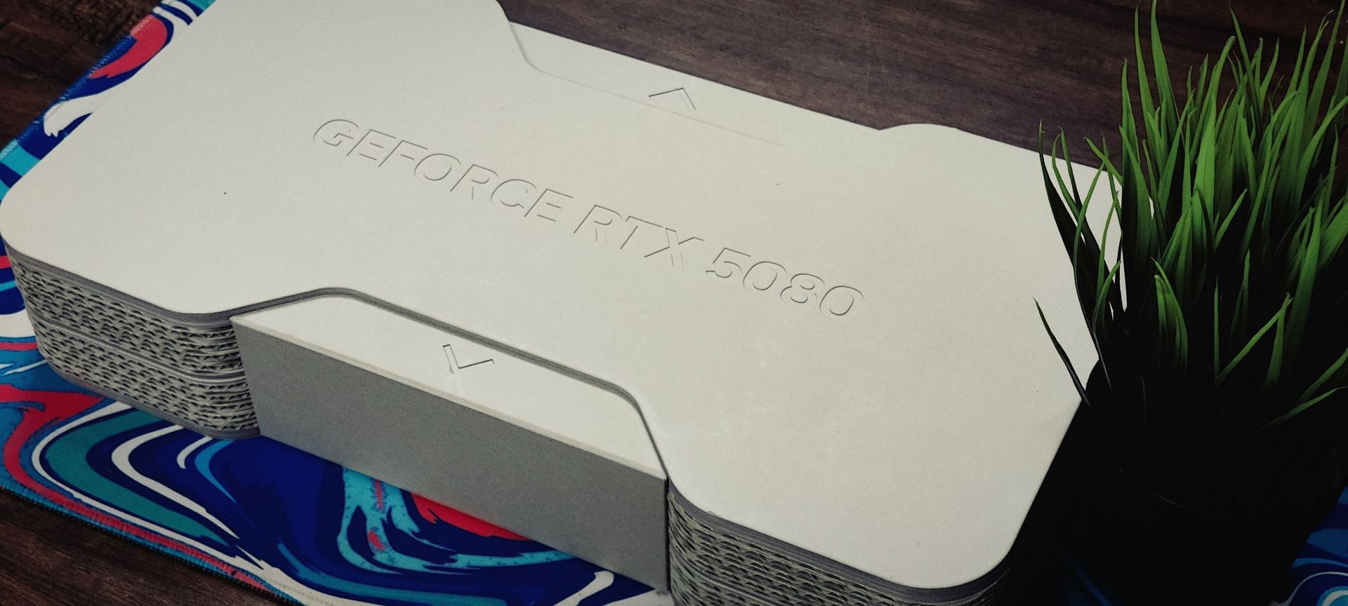 The packaging of the RTX 5080 is Apex Legends inspired (Image via Sportskeeda)