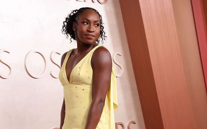 Hours after turning up the glam at Oscars with Serena Williams, Coco Gauff crashes back into 'tennis world' at Indian Wells