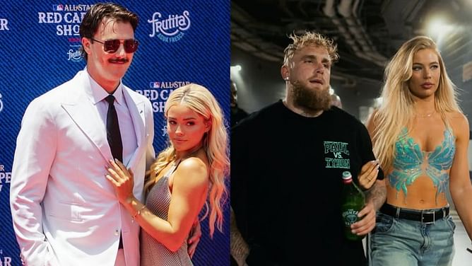 Paul Skenes' girlfriend Olivia Dunne drops 3-word reaction as Jake Paul gets engaged to Jutta Leerdam