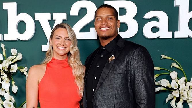 In Pics: Ex-Raiders DE Isaac Rochell and wife Allison Kuch celebrate big milestone since announcing retirement