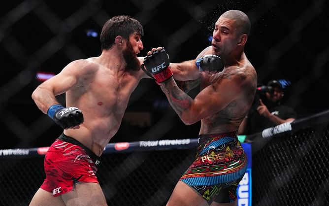 Magomed Ankalaev seemingly hypes up Alex Pereira rematch after UFC 313 title with bold prediction: "Let's go guys"