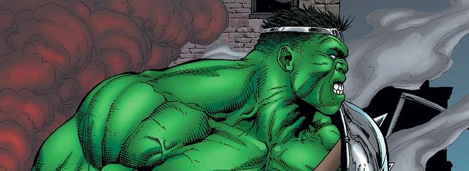 What color was Hulk when he first appeared in Marvel Comics?