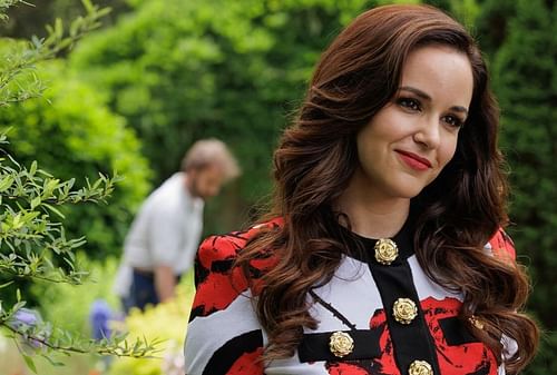 Melissa Fumero as Birdie in Grosse Pointe Garden Society (Image via Instagram/@nbc)