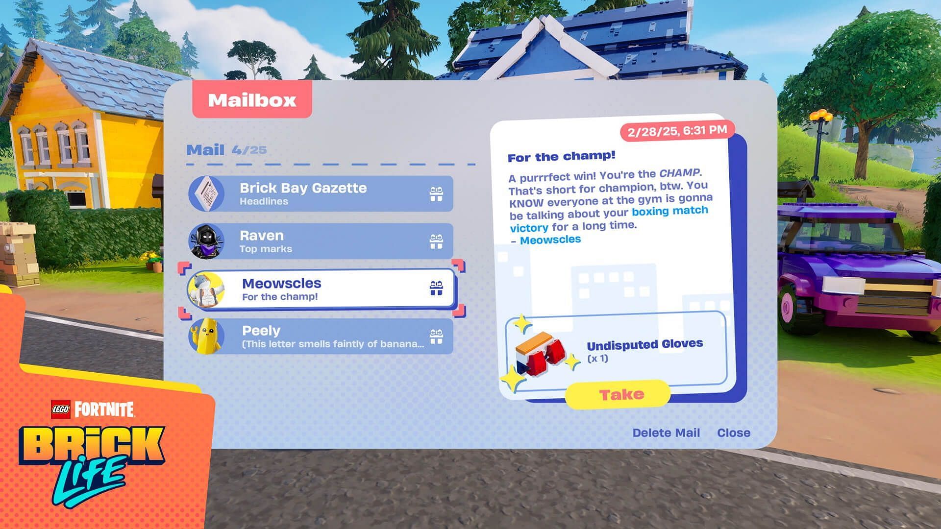 You&#039;ve got mail! (Image via Epic Games)