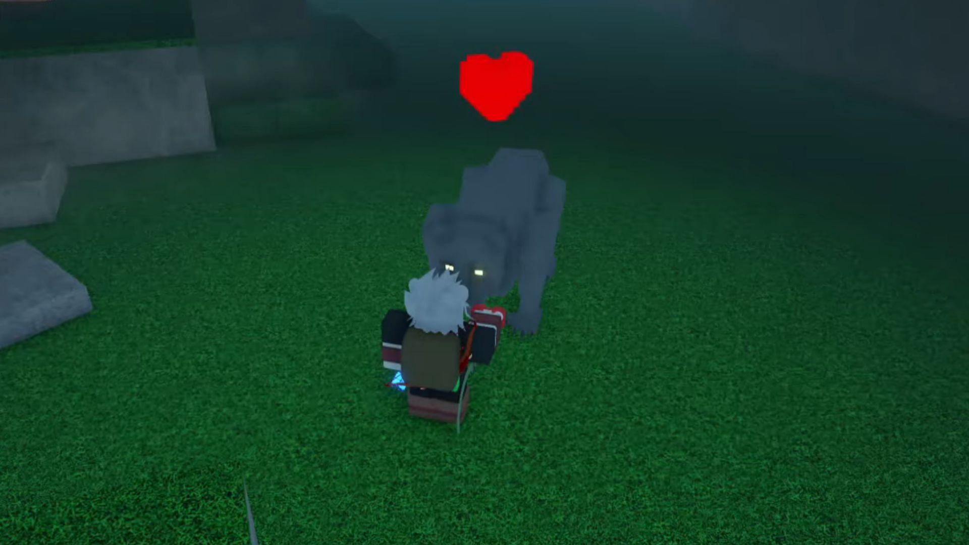 You can ride the Panther once you tame it (Image via YouTube/ Builderboy TV/Roblox)