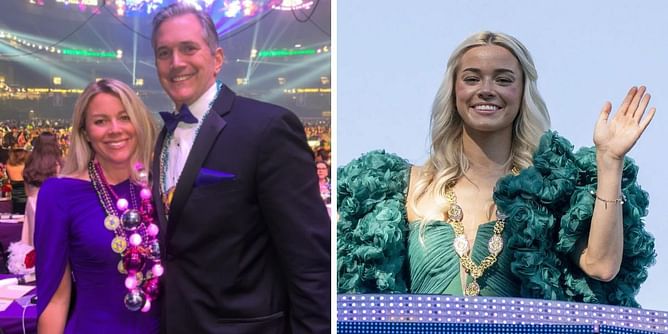 "Did not disappoint" - Olivia Dunne's mother Katherine makes feelings known as she attends her first Mardi Gras with gymnast as Grand Marshal