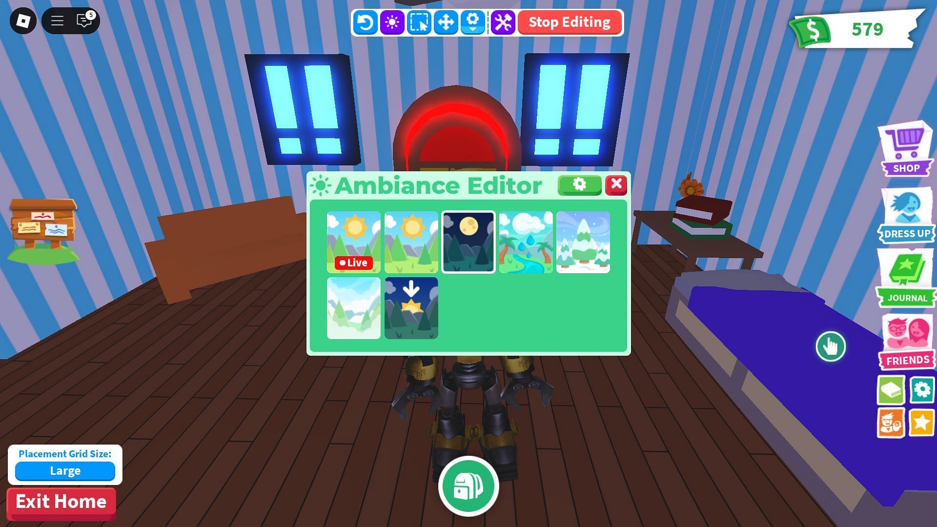 Enjoy the new Ambiance Editor with the latest update (Image via Roblox)