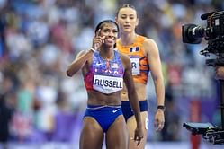 Olympic gold medalist Masai Russell stars in Nike's newest Air Max series promo