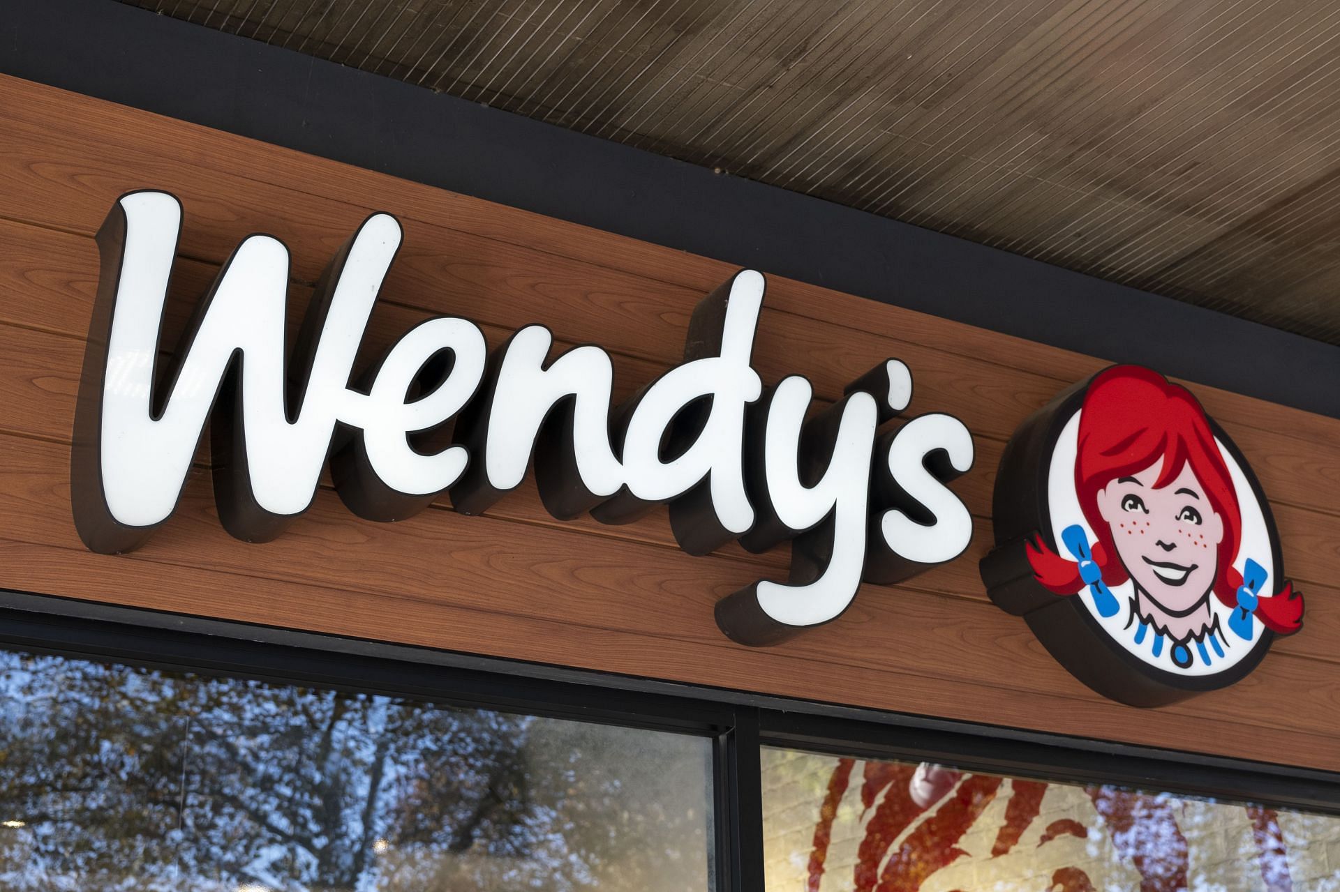 Sign For Fast Food Brand Wendy