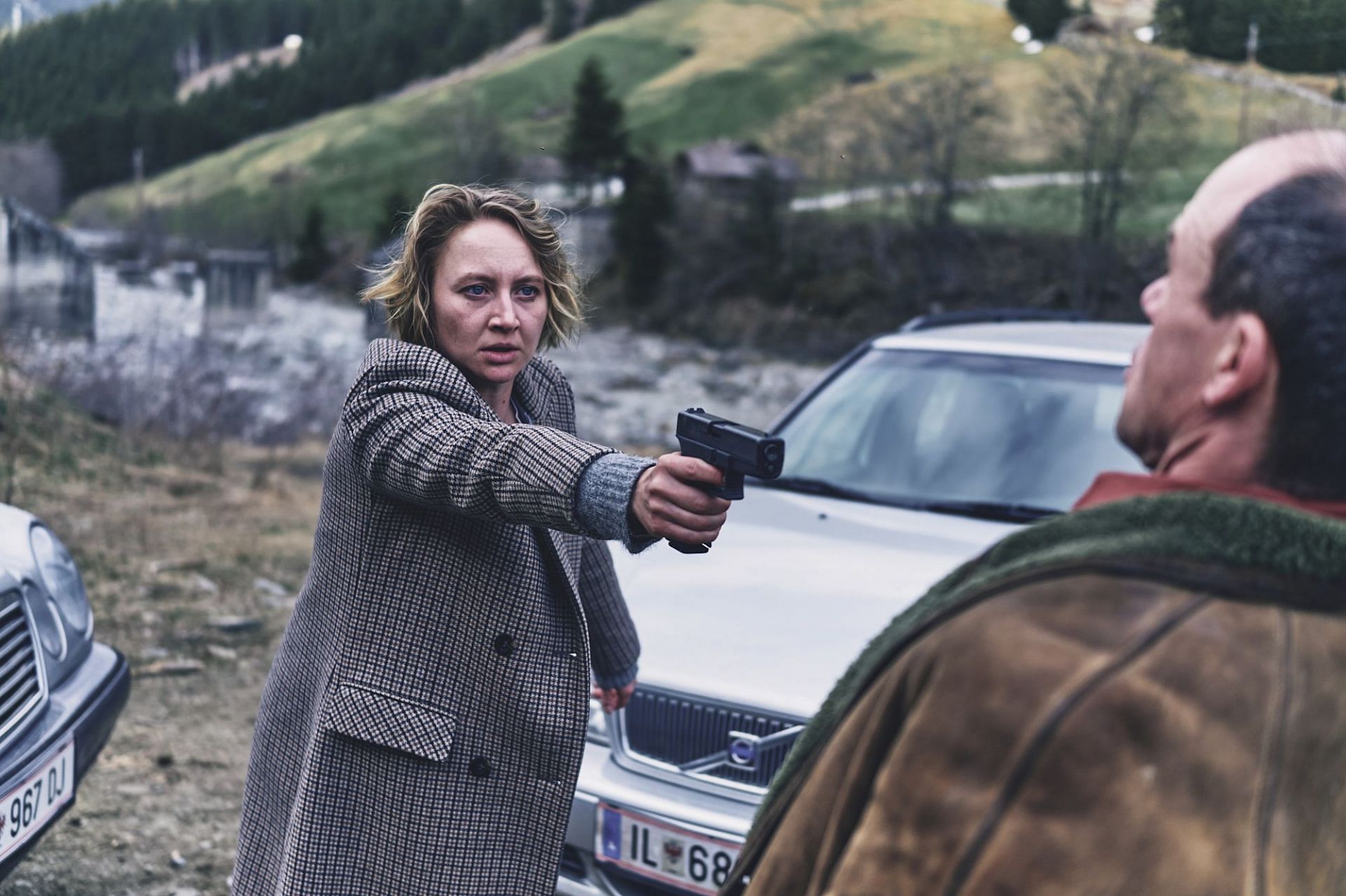 Anna Maria M&uuml;he as Br&uuml;nhilde Blum in Woman of the Dead (Image via Netflix)