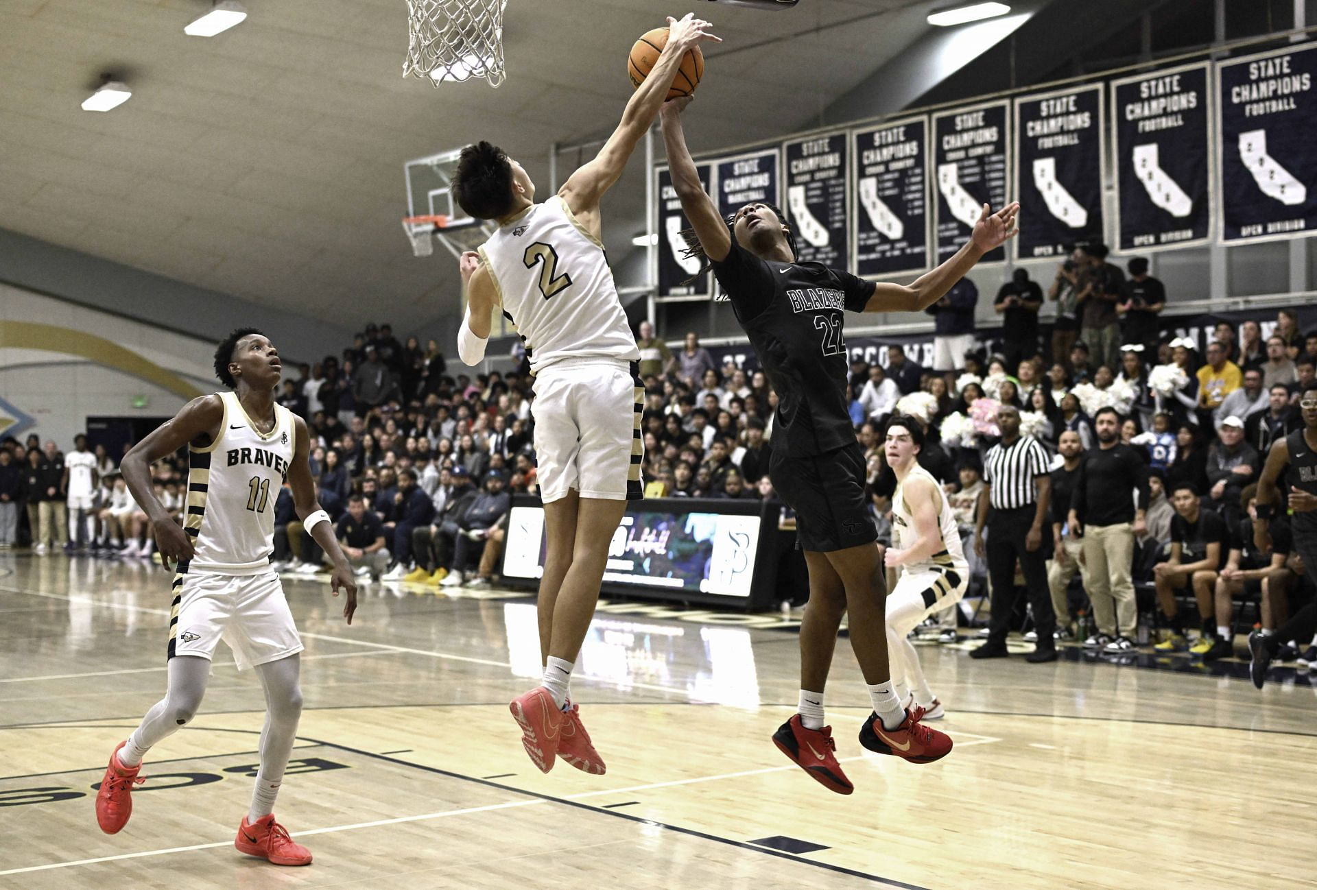 St. John Bosco defeated Sierra Canyon 60-55 to win a Open division playoff baseketball game. - Source: Getty