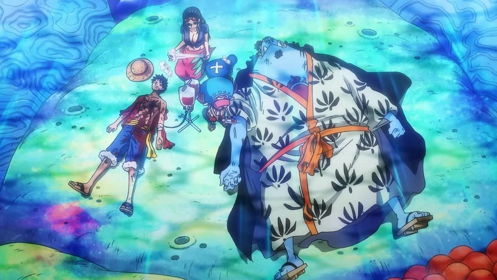 Monkey D. Luffy in One Piece.