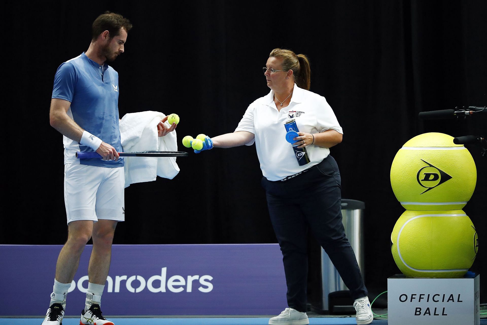 Andy Murray and Jay Clarke also faced off in Battle of the Brits 2020 exhibition | Image Source: Getty