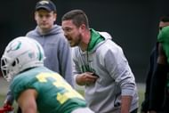 Dan Lanning vowed not to cancel Oregon's spring game.- Source: Imagn