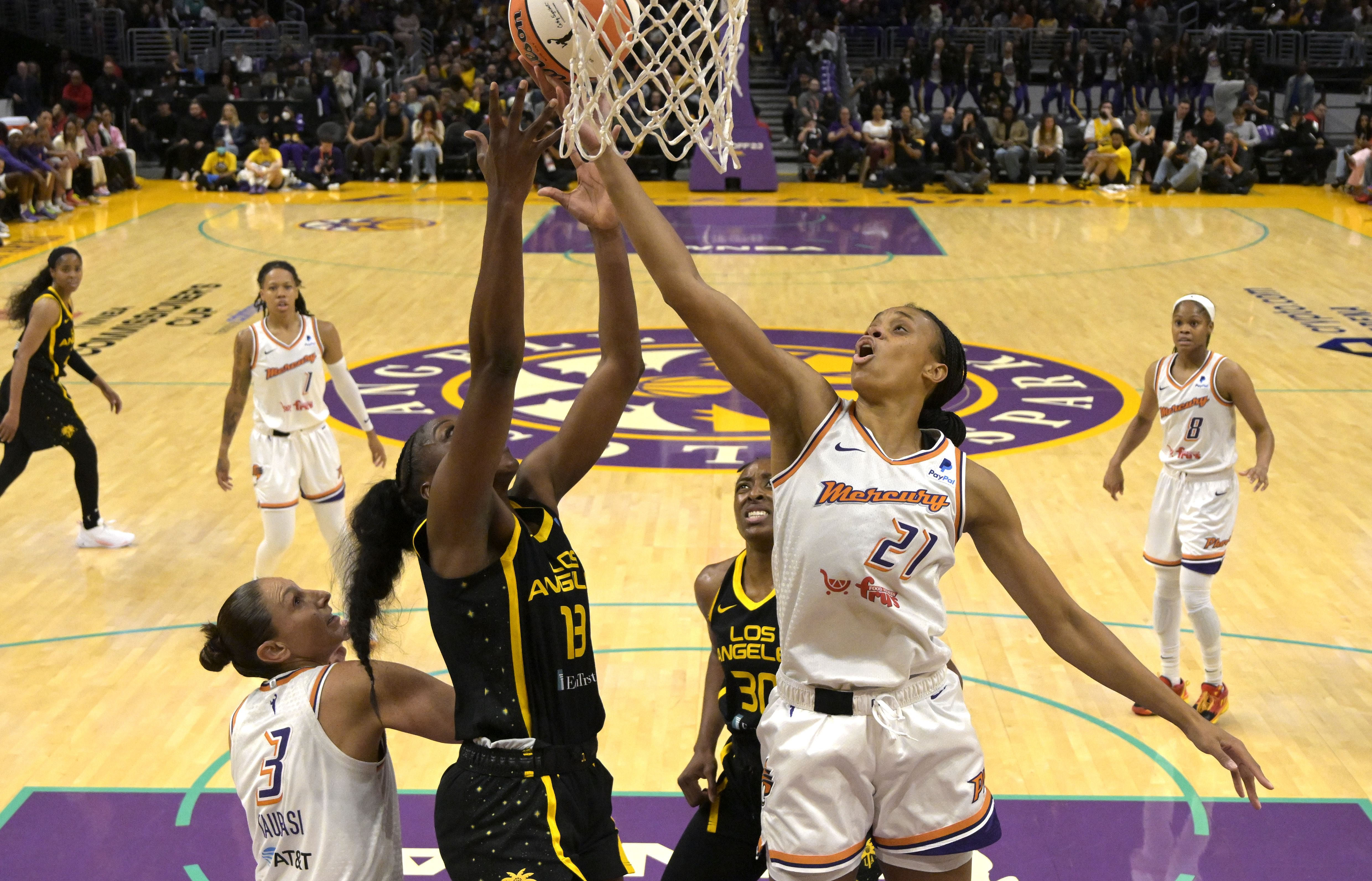 WNBA: Phoenix Mercury at Los Angeles Sparks - Source: Imagn