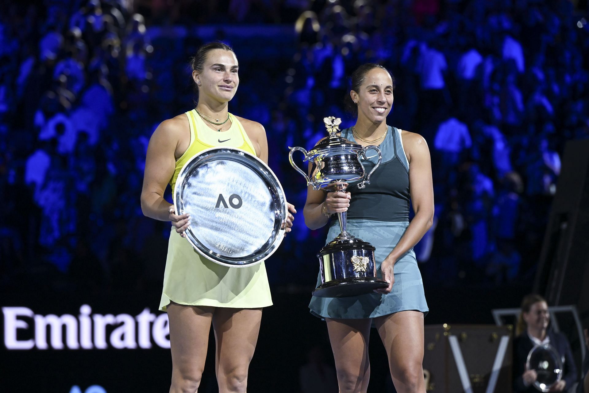 Aryna Sabalenka and Madison Keys at the Australian Open 2025. (Photo: Getty)