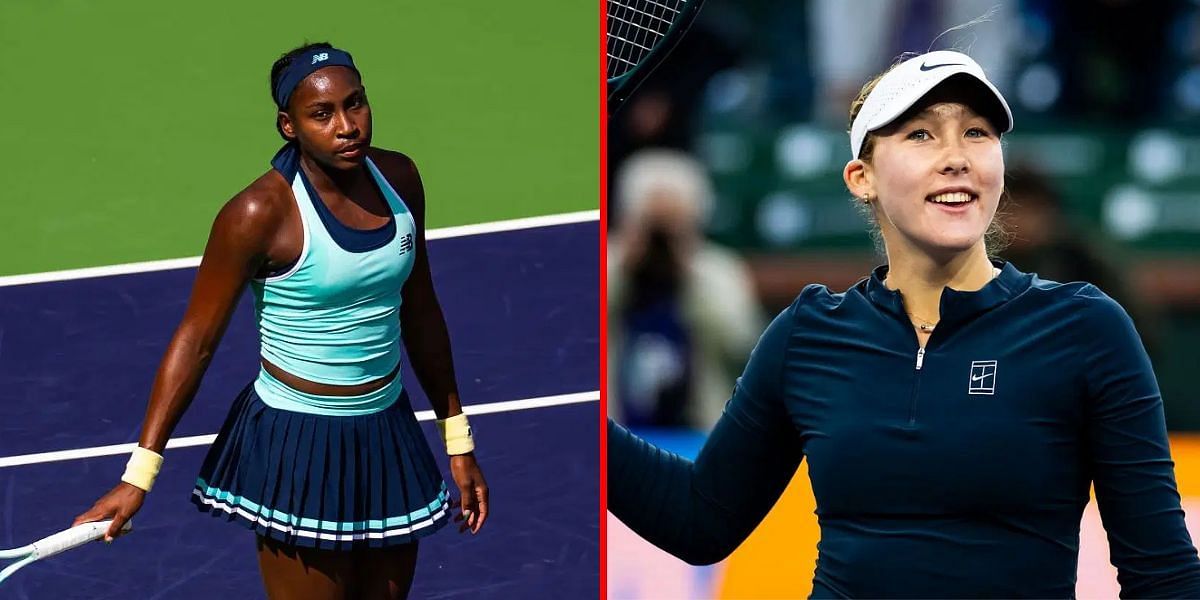 Coco Gauff (L) Mirra Andreeva (R) | Getty