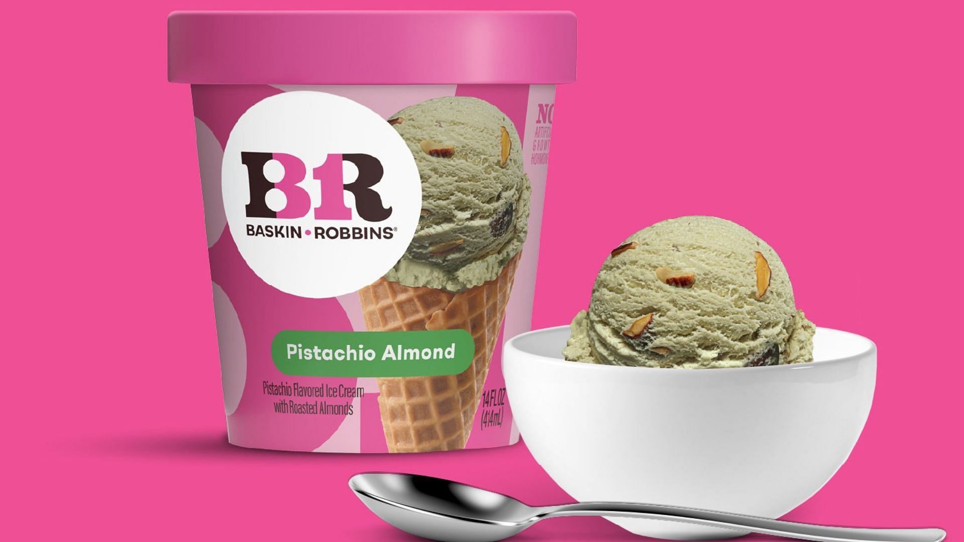 Pistachio Almond flavor (Image via Baskin-Robbins)