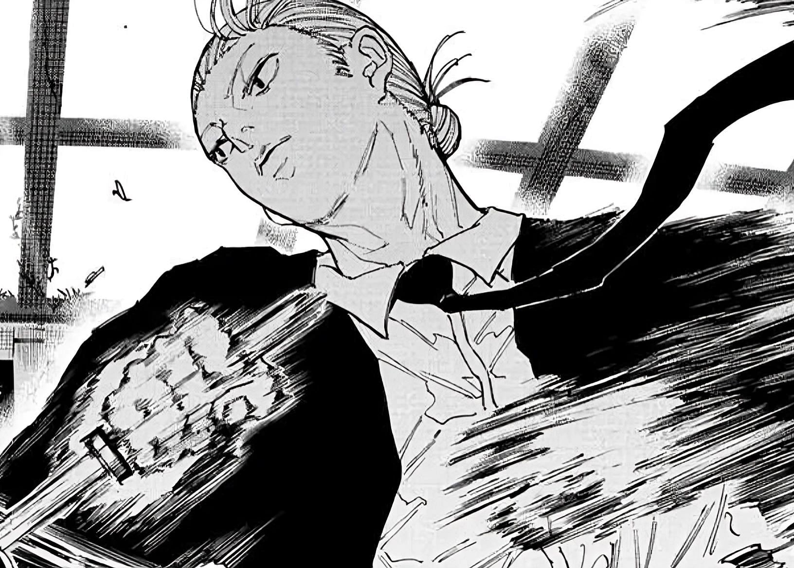 Taro as seen during his hitman days in the manga (Image via Shueisha).