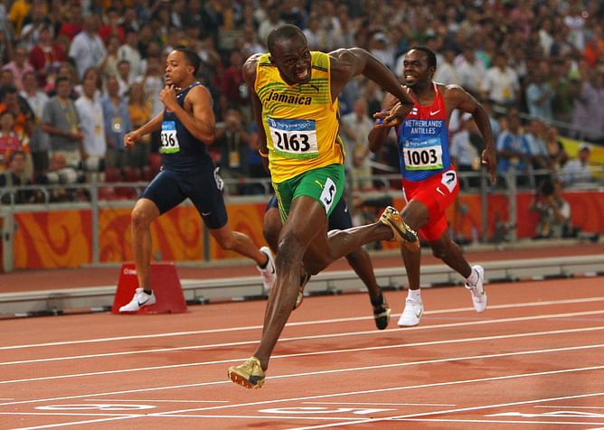 "Remember he said I couldn't break the world record?" - Usain Bolt trolls Michael Johnson for claiming he could beat him in a 200m race
