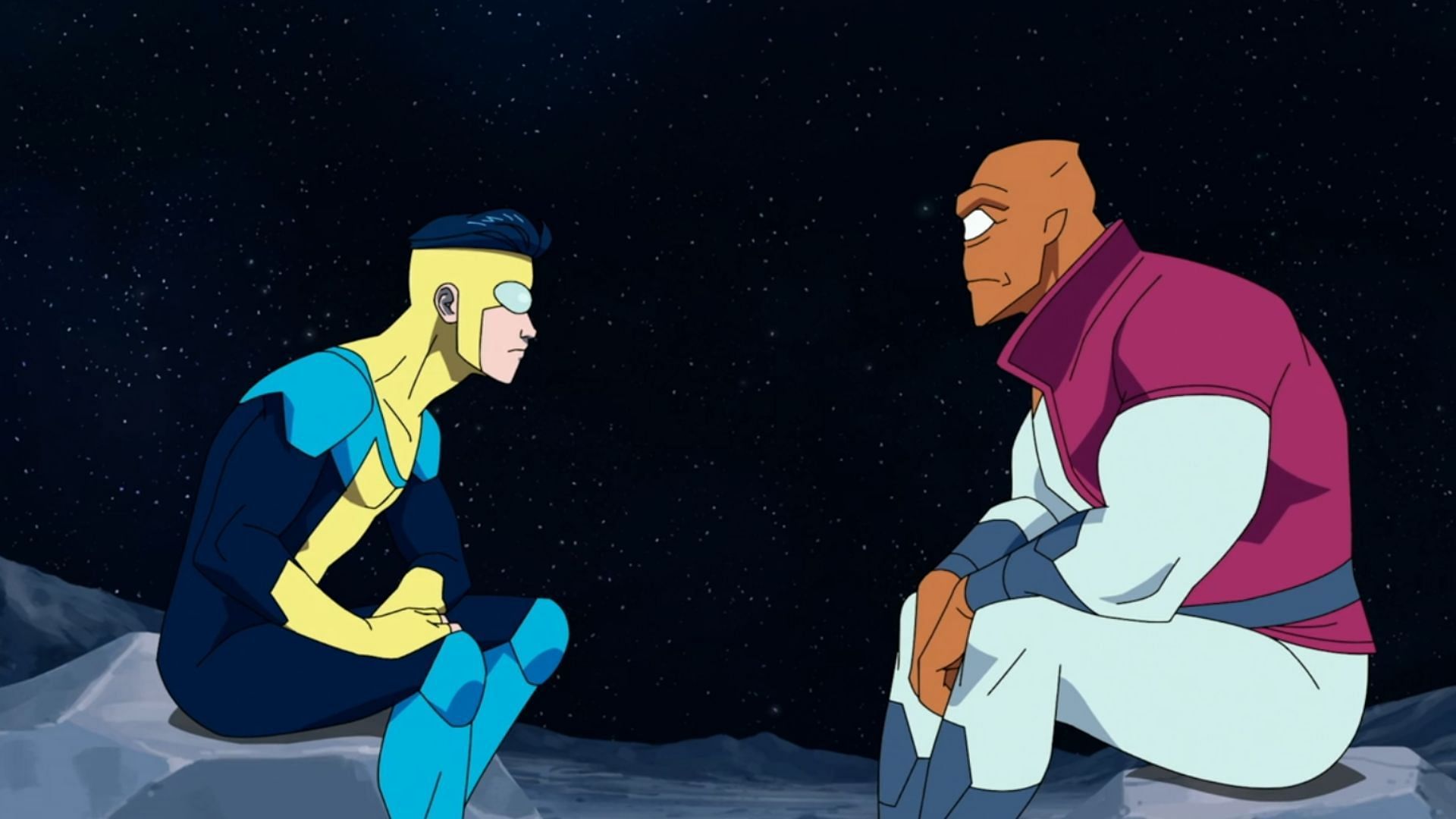 A still from Invincible season 1: The return of the Immortal and other villains (Image via Prime Video)